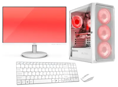 VIST Gaming Core i5 12400F RAM 32GB RTX 3050 SSD 1TB M.2 WIFI 24" W11