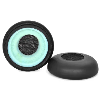 Zamjenski jastučići za uši za Jabra Evolve 75 - pakiranje od 2 komada (crni) Crna