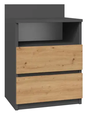 Malwa M1 ANTHRACITE ARTISAN noćni ormarić