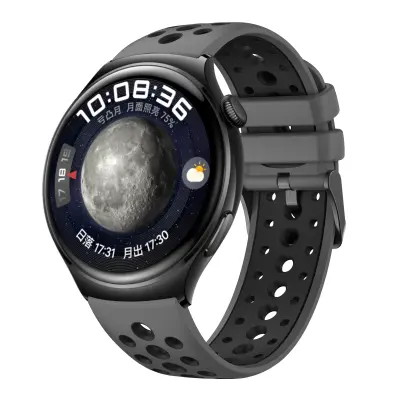 Silikonski remen za sat Huawei Watch 4/3, GT2, GT3 Pro Tamno siva