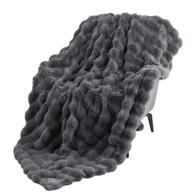 Mekana, luksuzna, plišana deka, pokrivač od umjetnog krzna, za sofu i krevet, cozy i dekorativna | COZYGLAM
