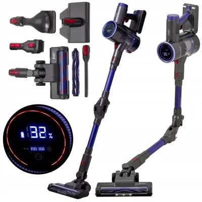 2v1 200W aku. 2200mAh bežični usisavač LED HEPA LCD