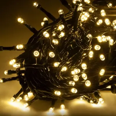 REBEL LED svjetla za božićno drvce, 10 m, topla bijela, s promjenjivim načinima svjetla, IP44