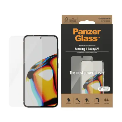 OUT PANZER GLASS ZAŠT. STAKLO ZA SAMSUNG GALAXY S23 ULTRA WIDE FIT ANTIBACTERIAL - POVRAT KUPCA