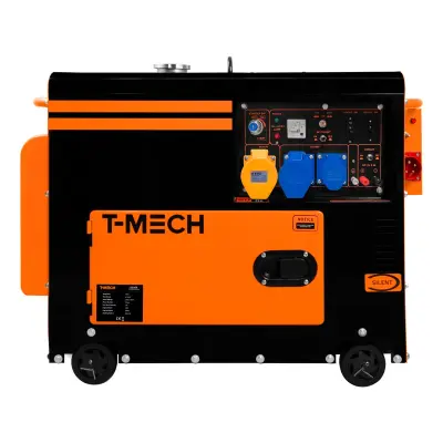 T-Mech prijenosni tihi dizelski generator jednofazni 230V