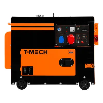 Prijenosni tihi dizelski generator T-Mech, trofazni 400 V