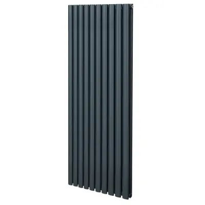 Ovalni stupni radijator – 1600 mm x 600 mm – antracit siva