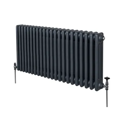 Tradicionalni radijator s 3 stupca - 600 x 1012 mm - antracit siva