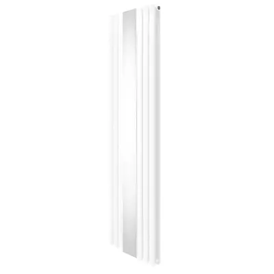 Ovalni radijator s ogledalom - 1800 mm x 500 mm - bijeli