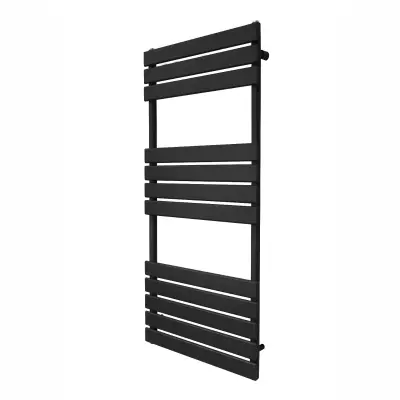 Plosnati radijator za ručnike – 1200 mm x 500 mm – crni