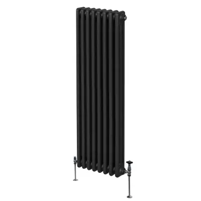 Tradicionalni radijator s 3 stupca - 1800 x 382 mm - crni