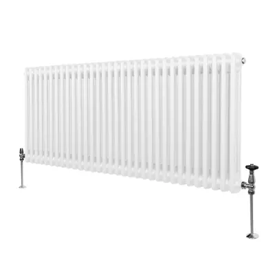 Tradicionalni radijator s 2 stupa - 600 x 1462 mm - bijeli