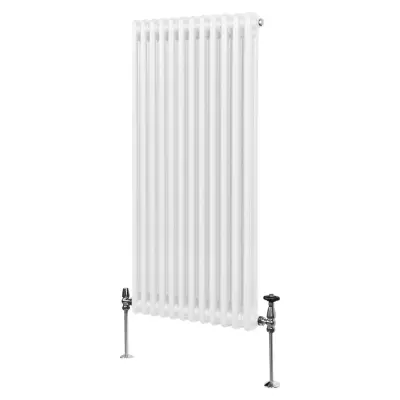 Tradicionalni radijator s 2 stupa - 1500 x 562 mm - bijeli