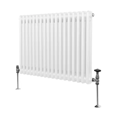Tradicionalni radijator s 2 stupa - 600 x 832 mm - bijeli
