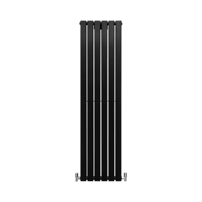 Dizajnerski ravni radijatori mat crni 1600 mm x 420 mm