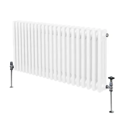 Tradicionalni radijator s 3 stupca - 600 x 1012 mm - bijeli