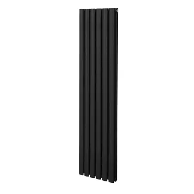 Ovalni stupni radijator – 1600 mm x 360 mm – crni