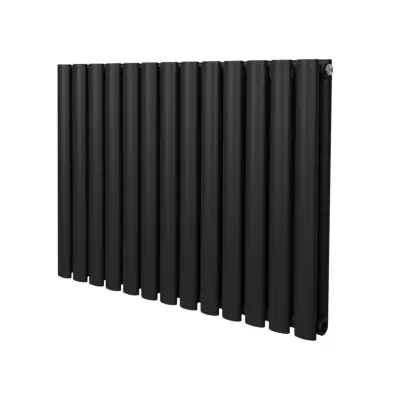 Ovalni stupni radijator – 600 mm x 780 mm – crni