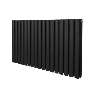 Ovalni stupni radijator – 600 mm x 1020 mm – crni