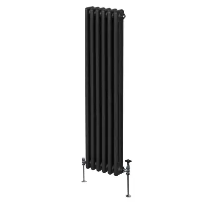 Tradicionalni radijator s 3 stupca - 1800 x 292 mm - crni