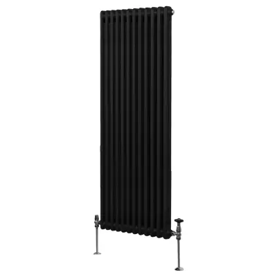 Tradicionalni radijator s 2 stupa - 1800 x 562 mm - crni