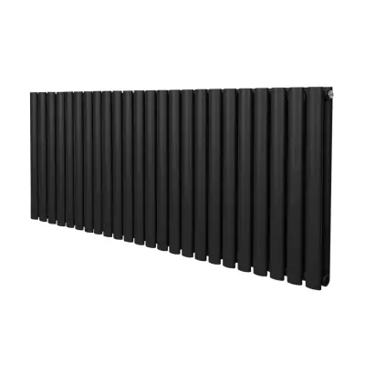 Ovalni stupni radijator – 600 mm x 1440 mm – crni