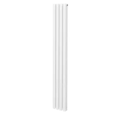 Ovalni stupni radijator – 1800 mm x 240 mm – bijeli