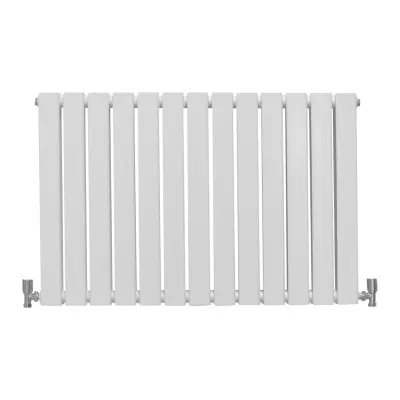 Dizajnerski ravni radijatori sjajno bijeli 600 mm x 910 mm