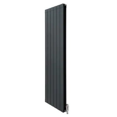 Aluminijski radijator i ventili – 1800 mm x 475 mm – antracit siva