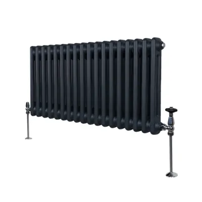 Tradicionalni radijator s 2 stupa - 300 x 832 mm - antracit sivi