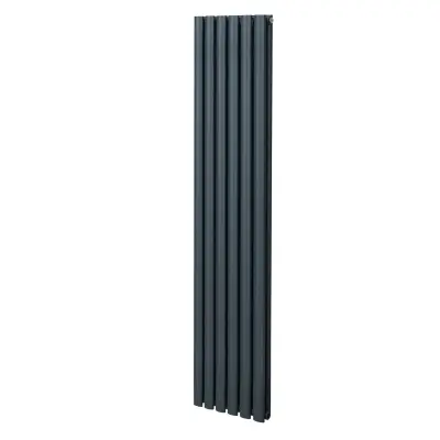 Ovalni stupni radijator – 1800 mm x 360 mm – antracit siva