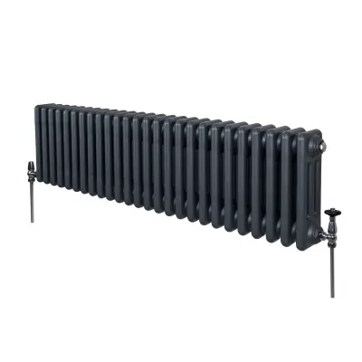 Tradicionalni radijator s 3 stupa - 300 x 1192 mm - antracit siva