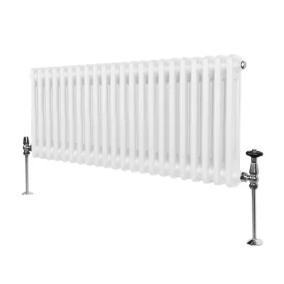 Tradicionalni radijator s 2 stupa - 300 x 1012 mm - bijeli