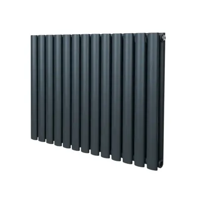 Ovalni radijator – 600 mm x 780 mm – antracit siva