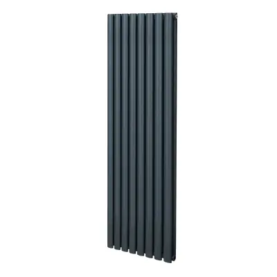 Ovalni stupni radijator – 1600 mm x 480 mm – antracit siva