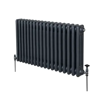Tradicionalni radijator s 3 stupa - 600 x 832 mm - antracit siva