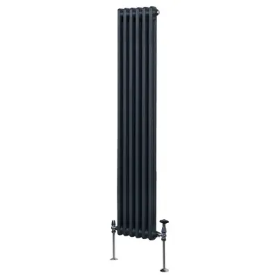 Tradicionalni radijator s 2 stupa - 1800 x 292 mm - antracit siva