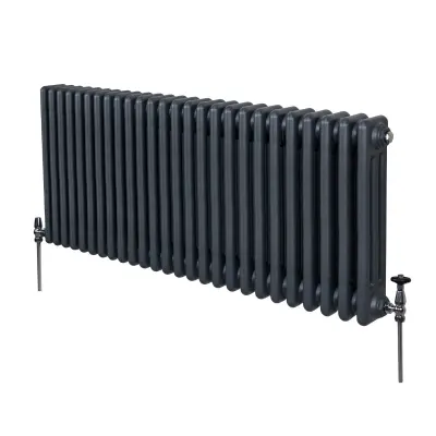 Tradicionalni radijator s 3 stupa - 600 x 1192 mm - antracit siva