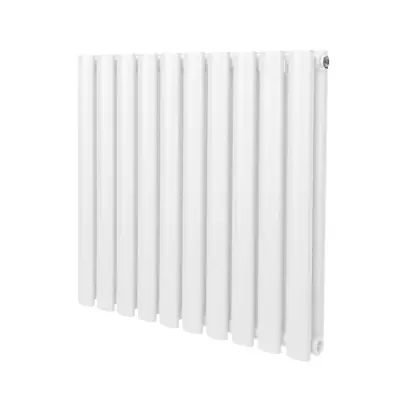 Ovalni stupni radijator – 600 mm x 600 mm – bijeli
