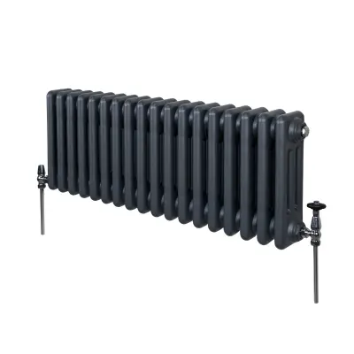 Tradicionalni radijator s 3 stupa - 300 x 832 mm - antracit siva