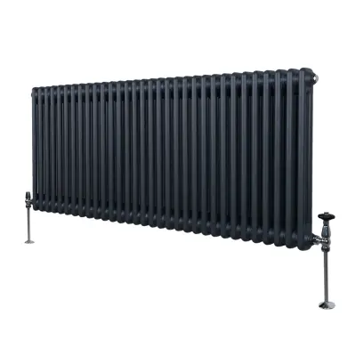 Tradicionalni radijator s 2 stupa - 600 x 1462 mm - antracit siva