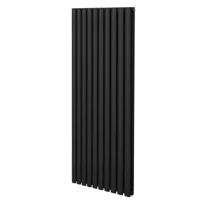 Ovalni stupni radijator – 1600 mm x 600 mm – crni