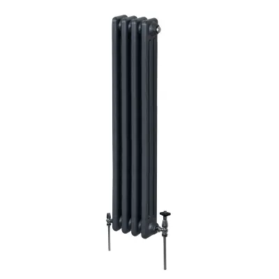 Tradicionalni radijator s 3 stupca - 1500 x 202 mm - antracit siva