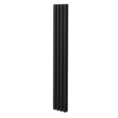 Ovalni stupni radijator – 1800 mm x 240 mm – crni