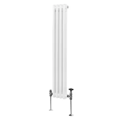 Tradicionalni radijator s 2 stupa - 1500 x 202 mm - bijeli