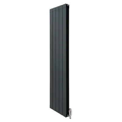 Aluminijski radijator i ventili – 1800 mm x 395 mm – antracit siva