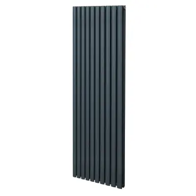 Ovalni stupni radijator – 1800 mm x 600 mm – antracit siva