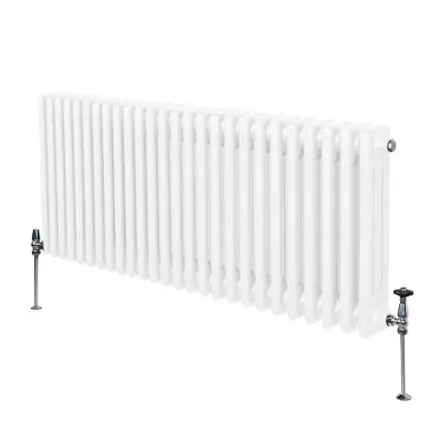 Tradicionalni radijator s 3 stupa - 600 x 1192 mm - bijeli