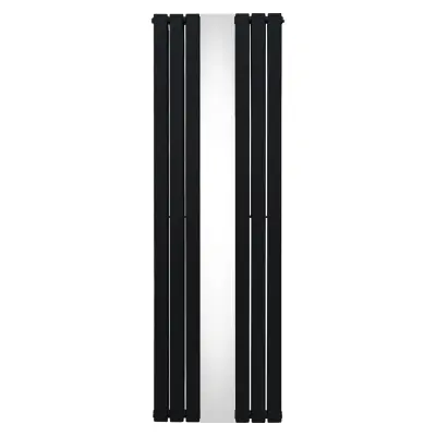 Radijator s ravnim ogledalom - 1800 mm x 565 mm - crni