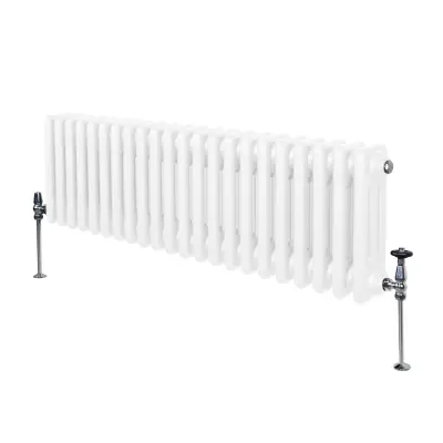 Tradicionalni radijator s 3 stupca - 300 x 1012 mm - bijeli